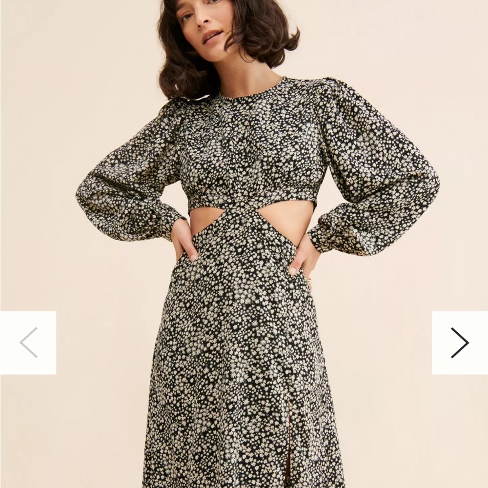 ASTR the Label Tie-Back Cut-Out Dress